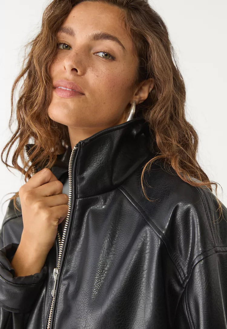 Maeva Leather Effect Jacket