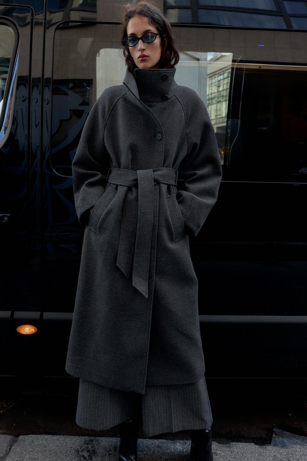 Adriana Wool Belt Coat
