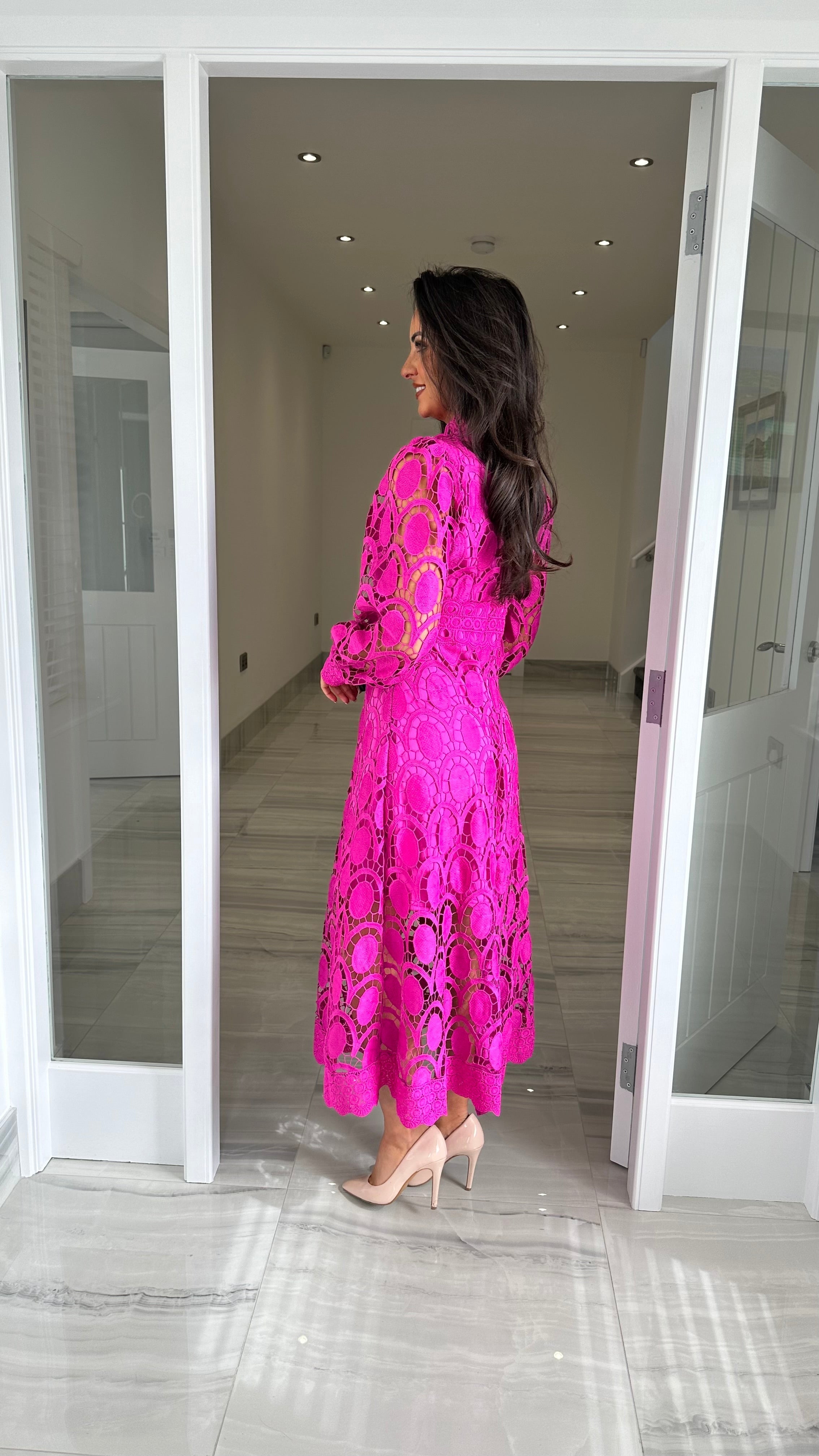 Acia | Long Sleeve Lace Dress