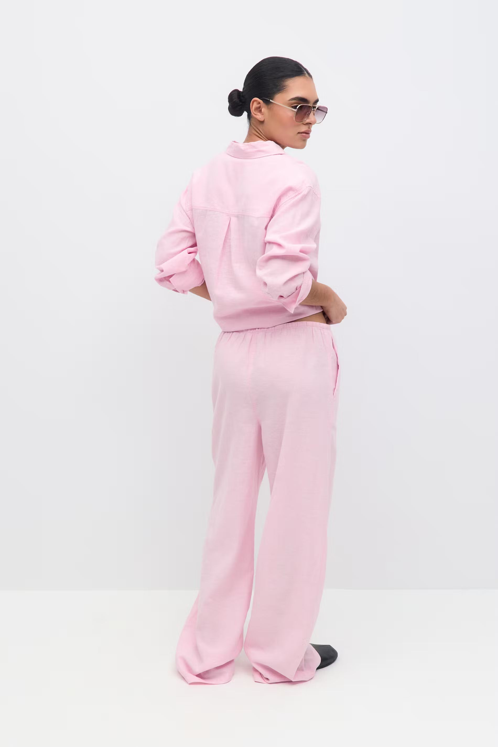 Amaya Linen Blend Trousers