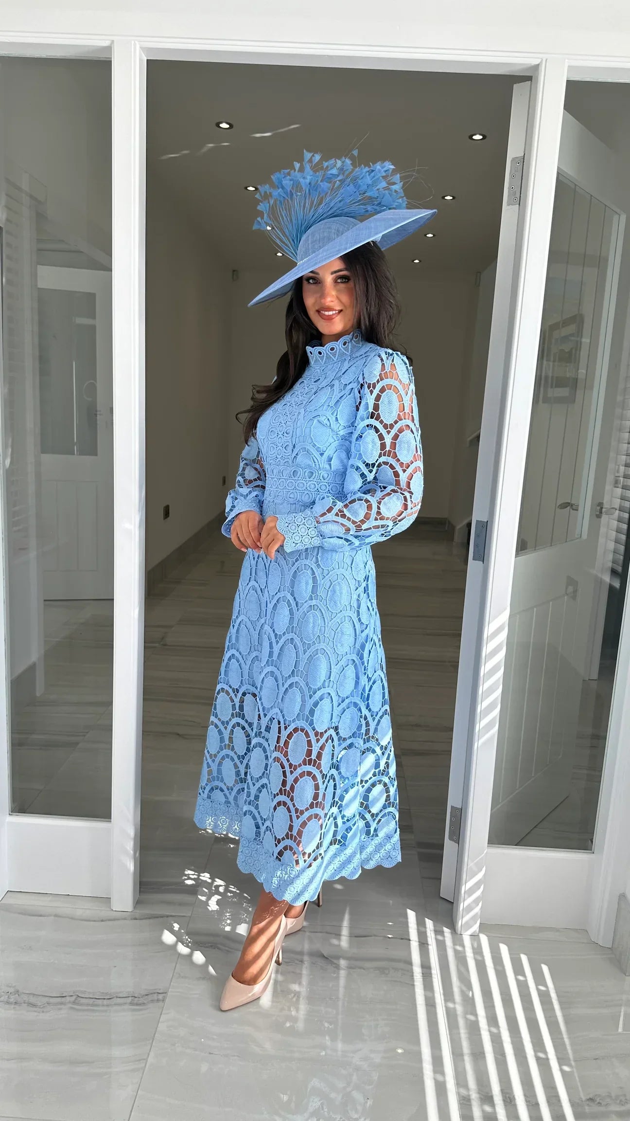 Acia | Long Sleeve Lace Dress