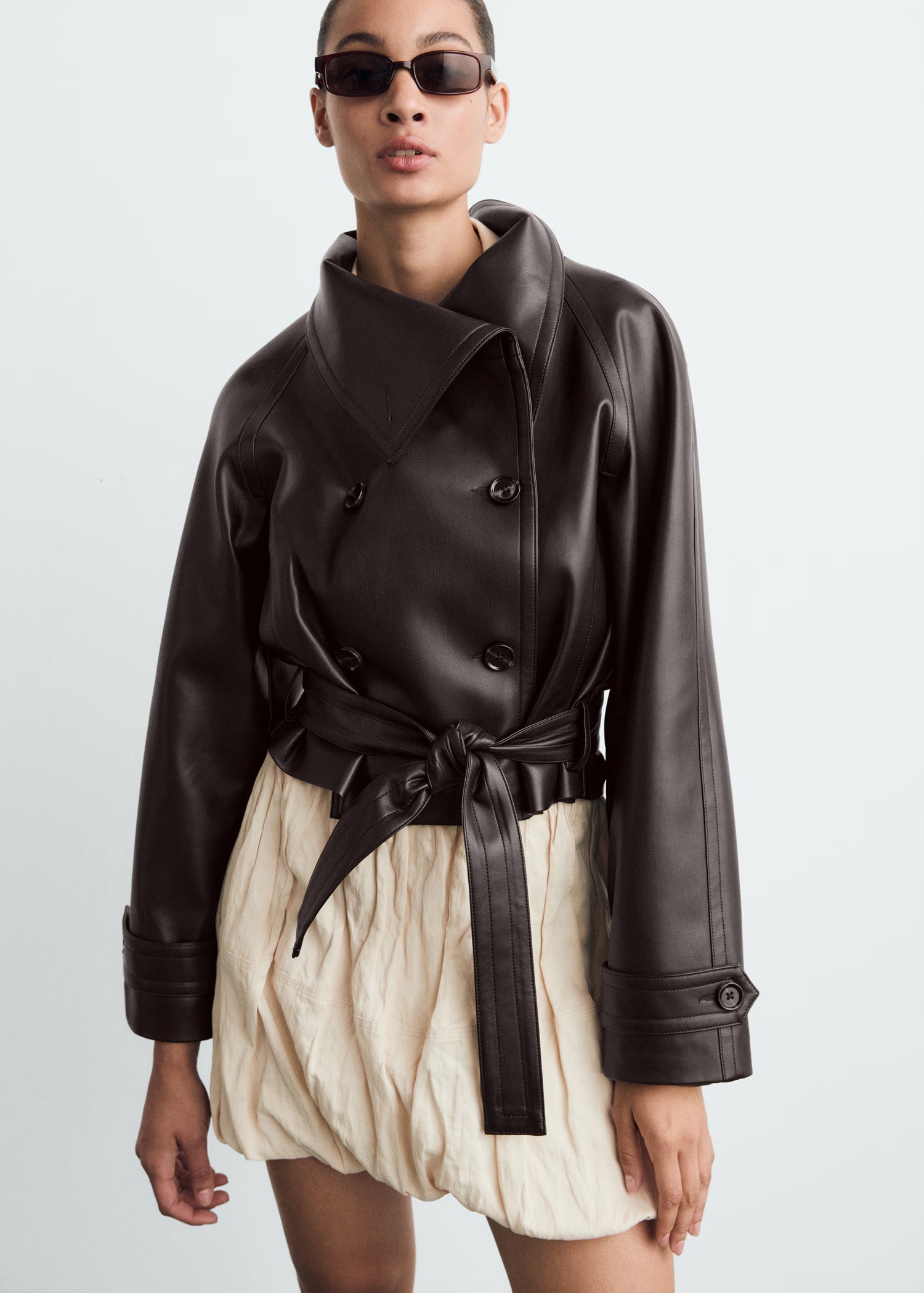 Lilith Leather Trenchcoat