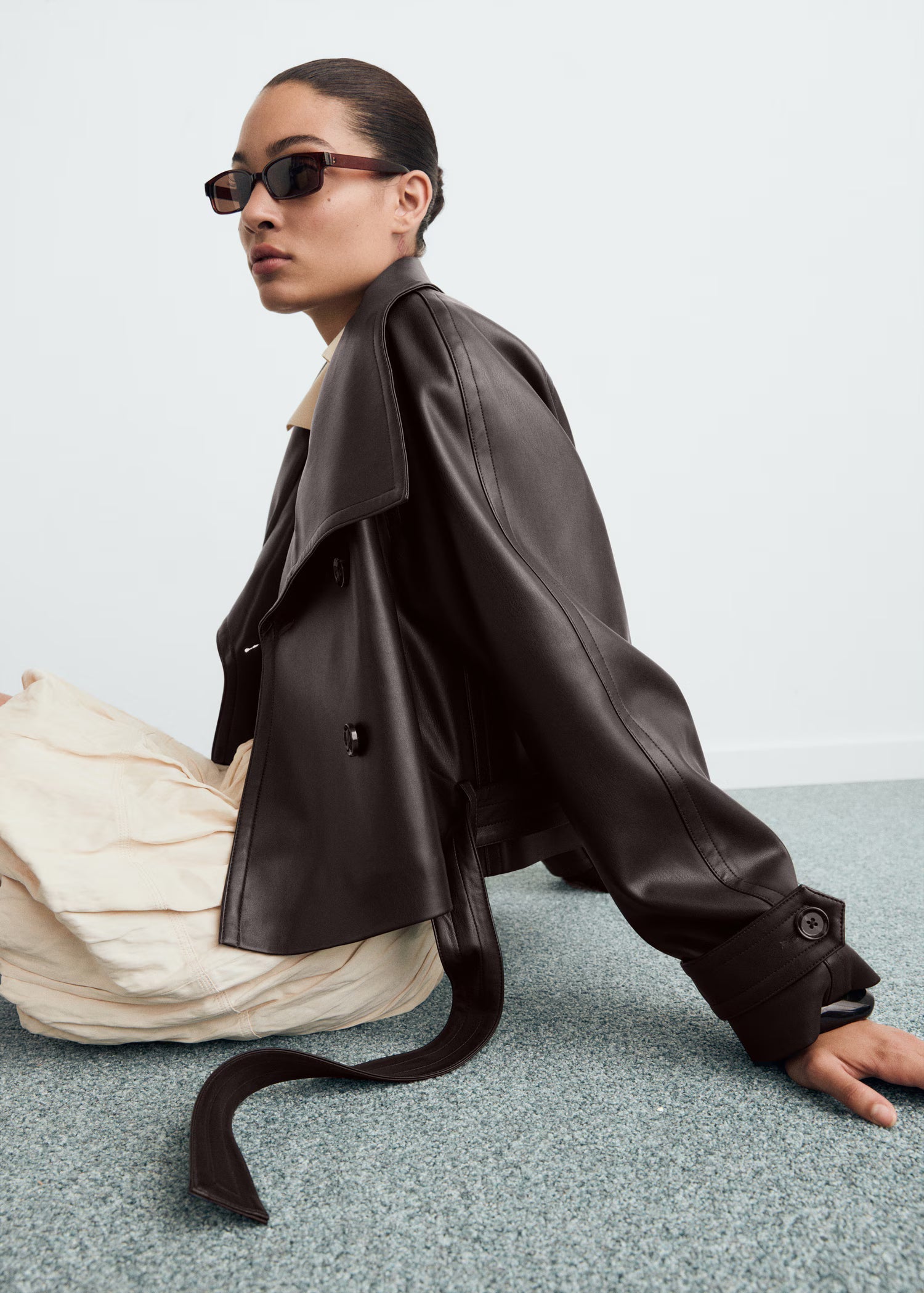 Lilith Leather Trenchcoat
