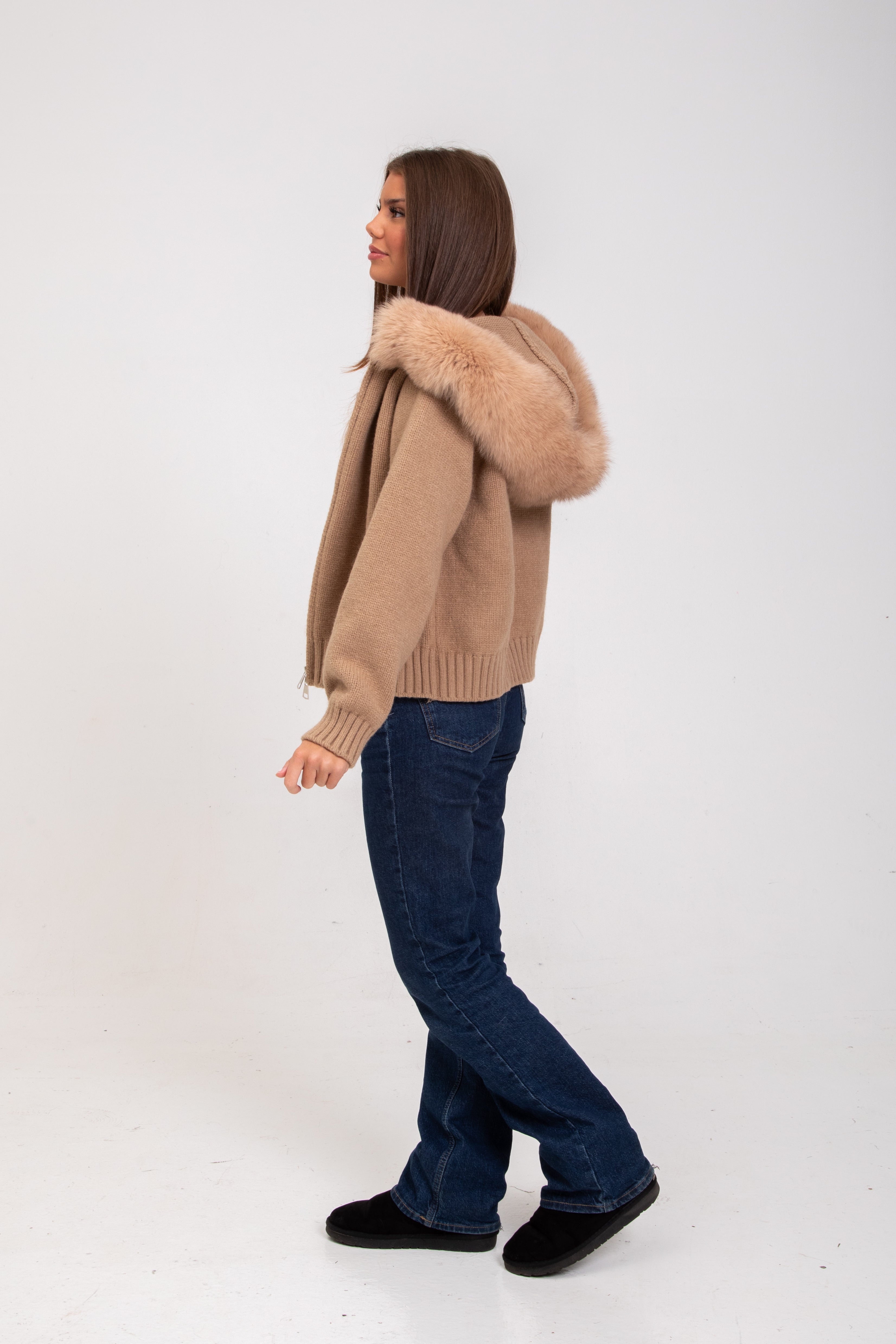 Verena Zipped Fur Jacket