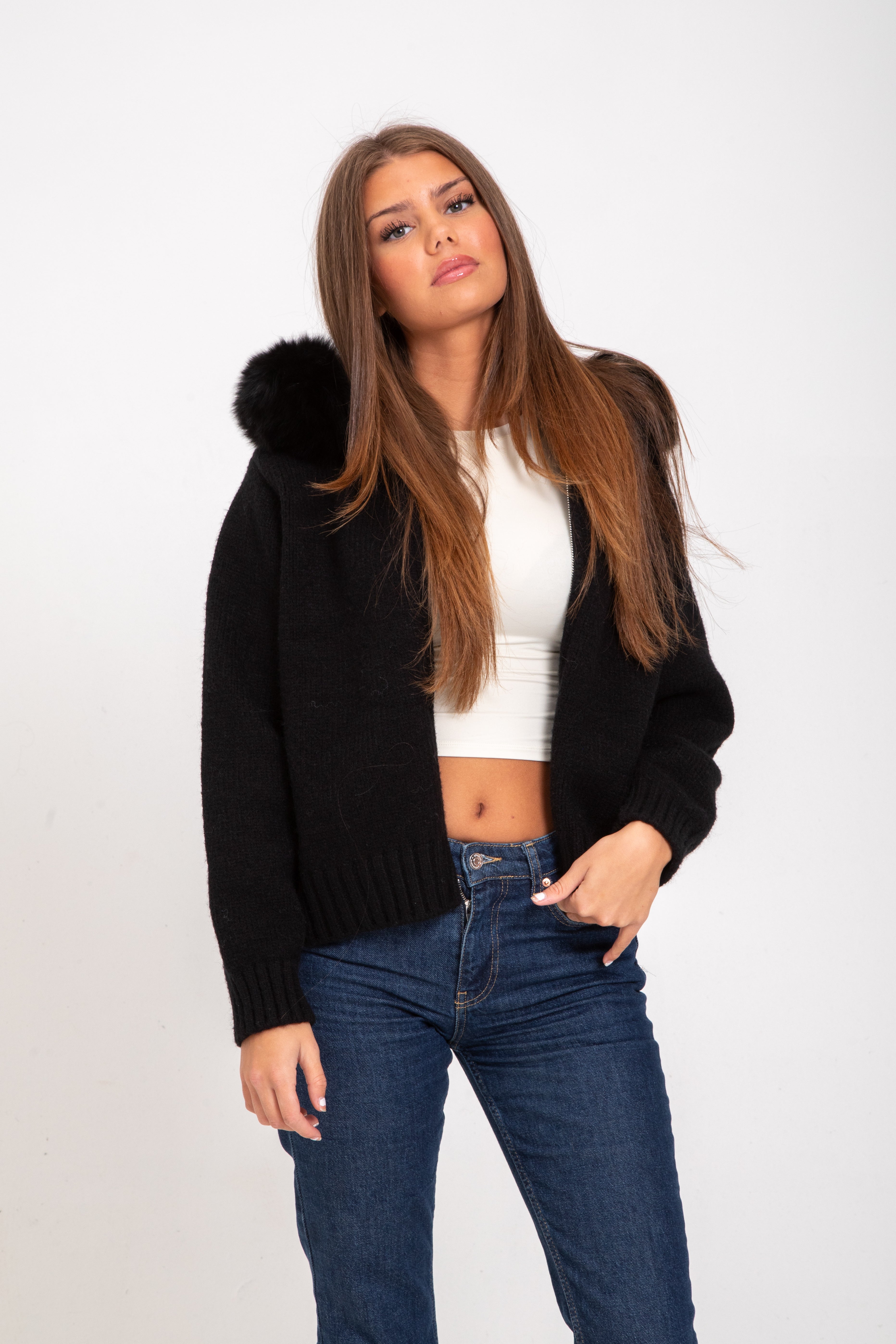 Verena Zipped Fur Jacket