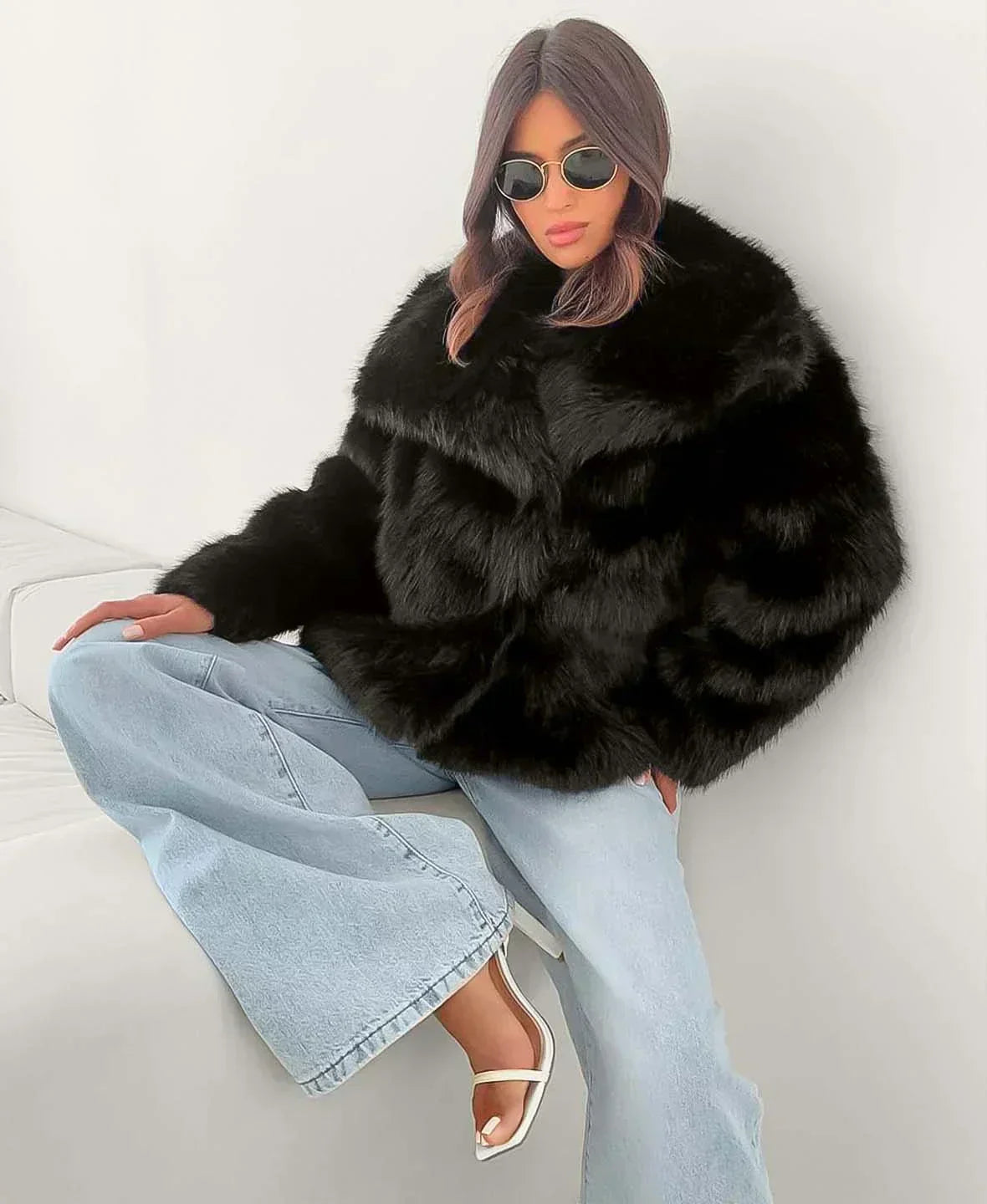 Jessica Cozy Fur Coat