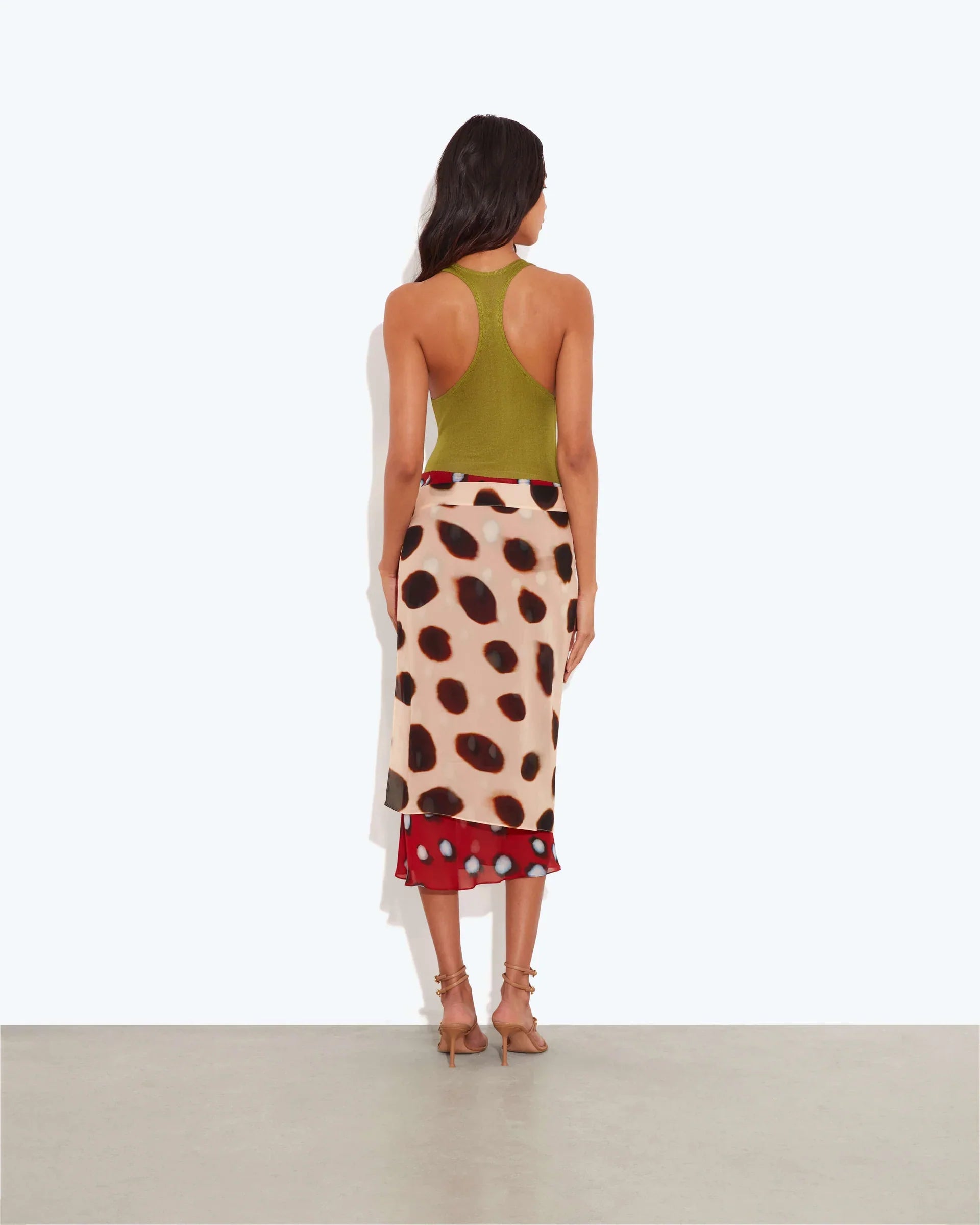 SARONG MIDI SKIRT