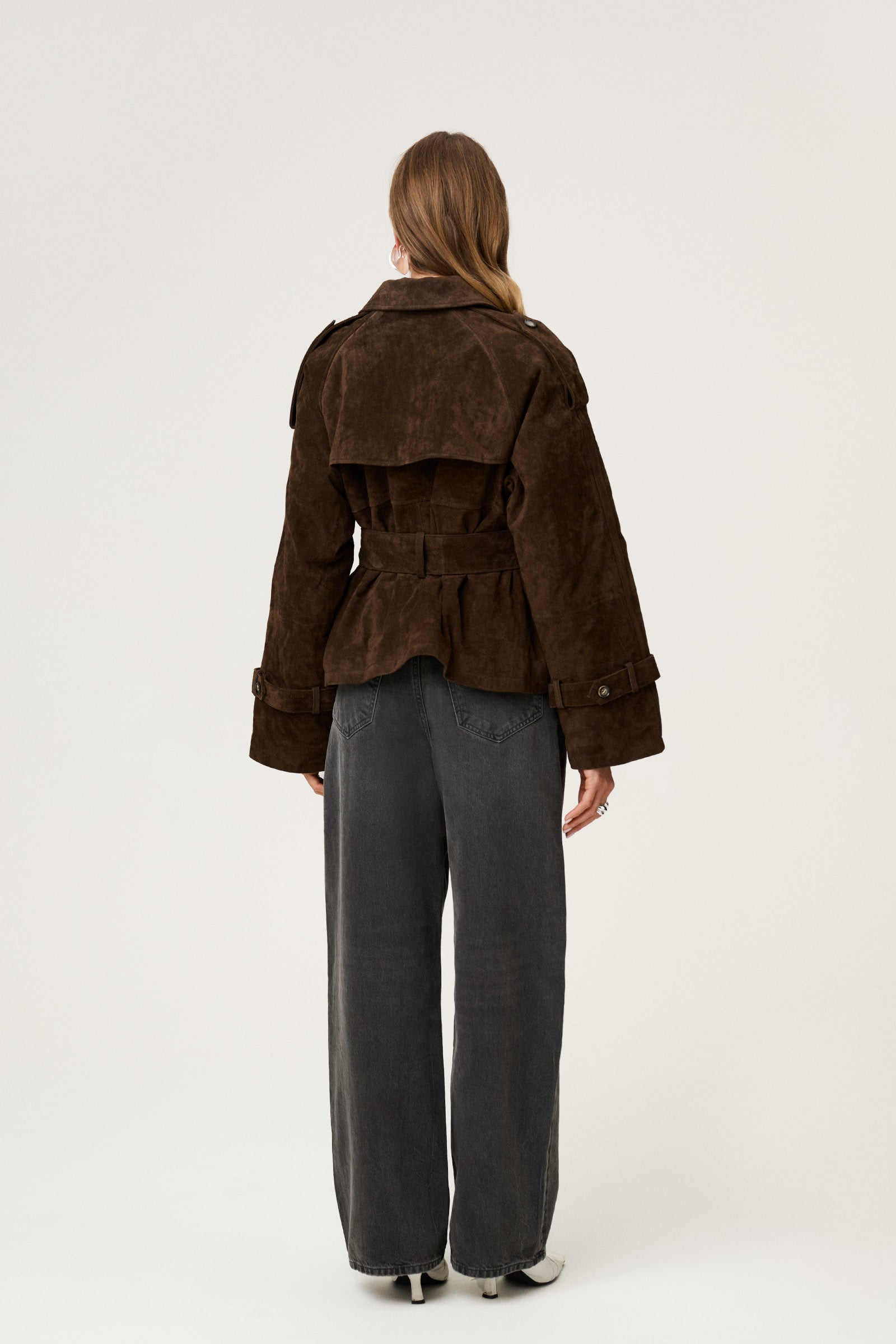 Esme Cropped Trench Coat