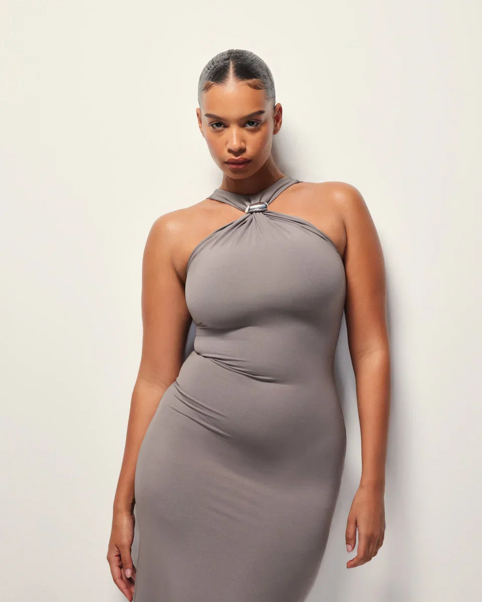 Charlotte | Halter Maxi Dress