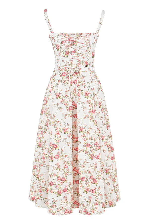 Auksie | Flower Midi dress