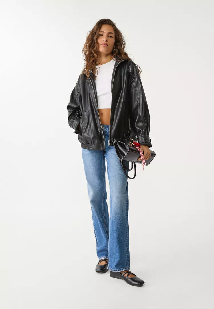 Maeva Leather Effect Jacket