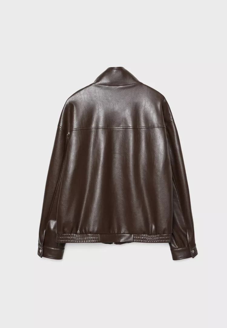 Maeva Leather Effect Jacket