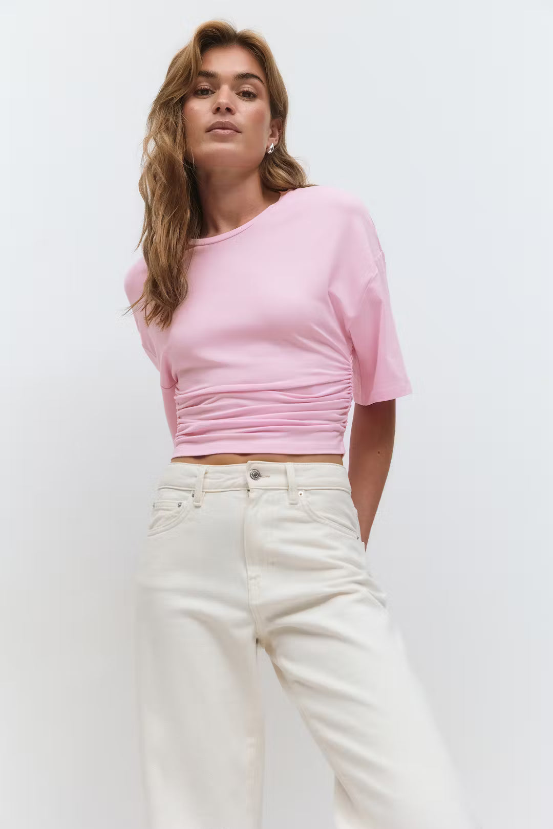 Soft touch ruched tee - Edel Essential