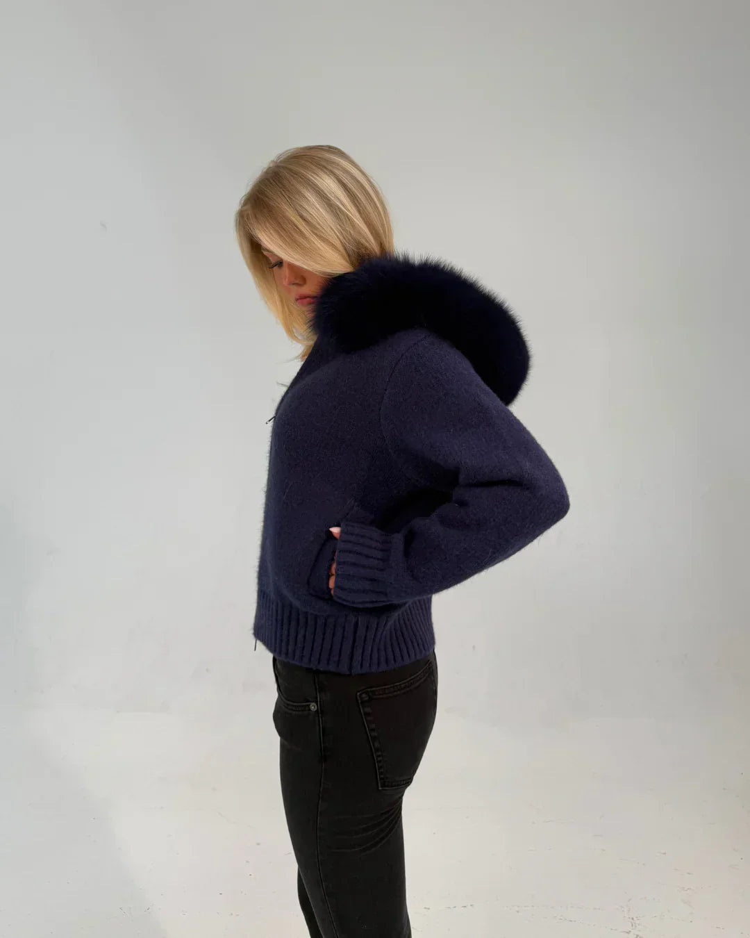 Verena Zipped Fur Jacket