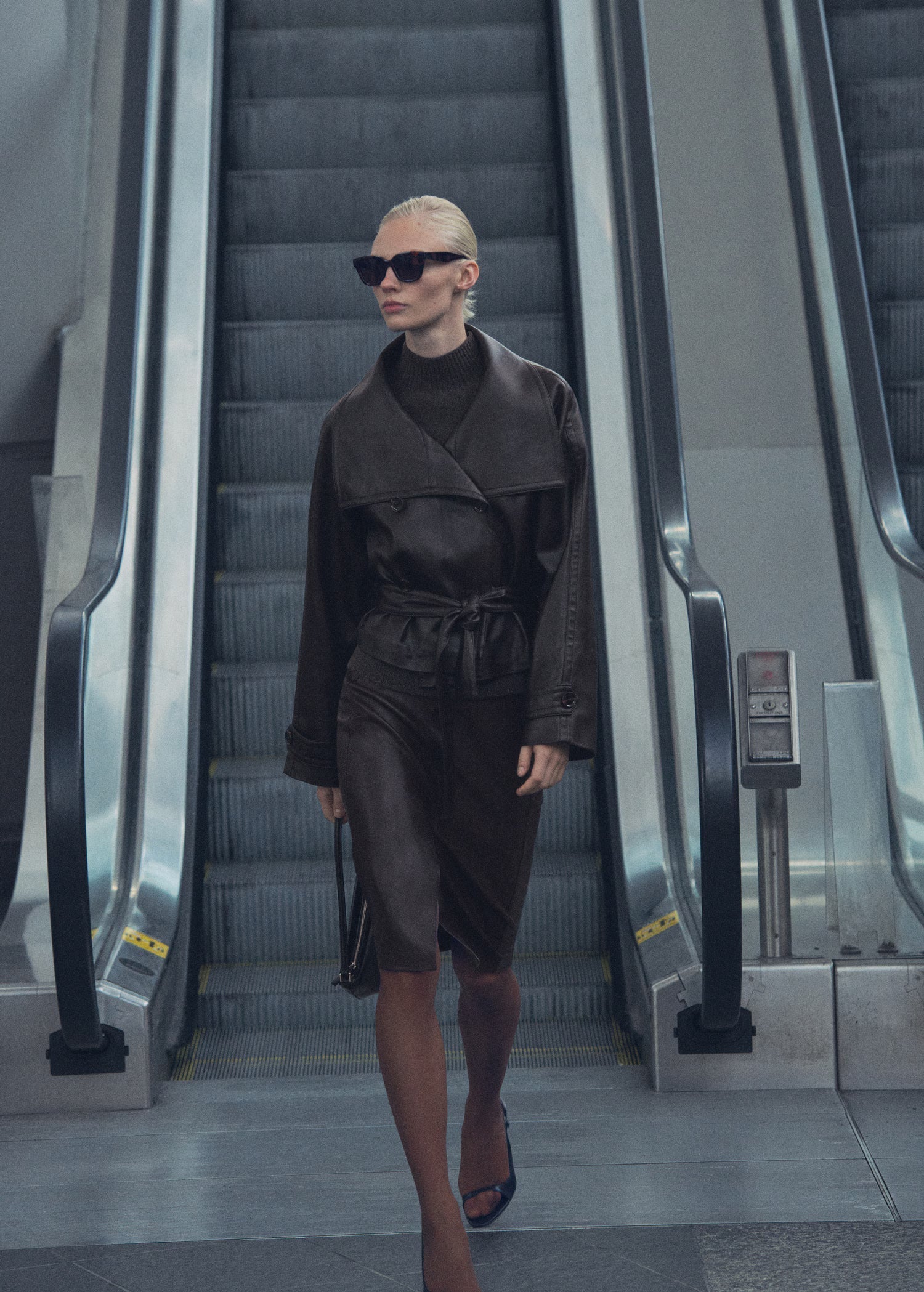 Lilith Leather Trenchcoat