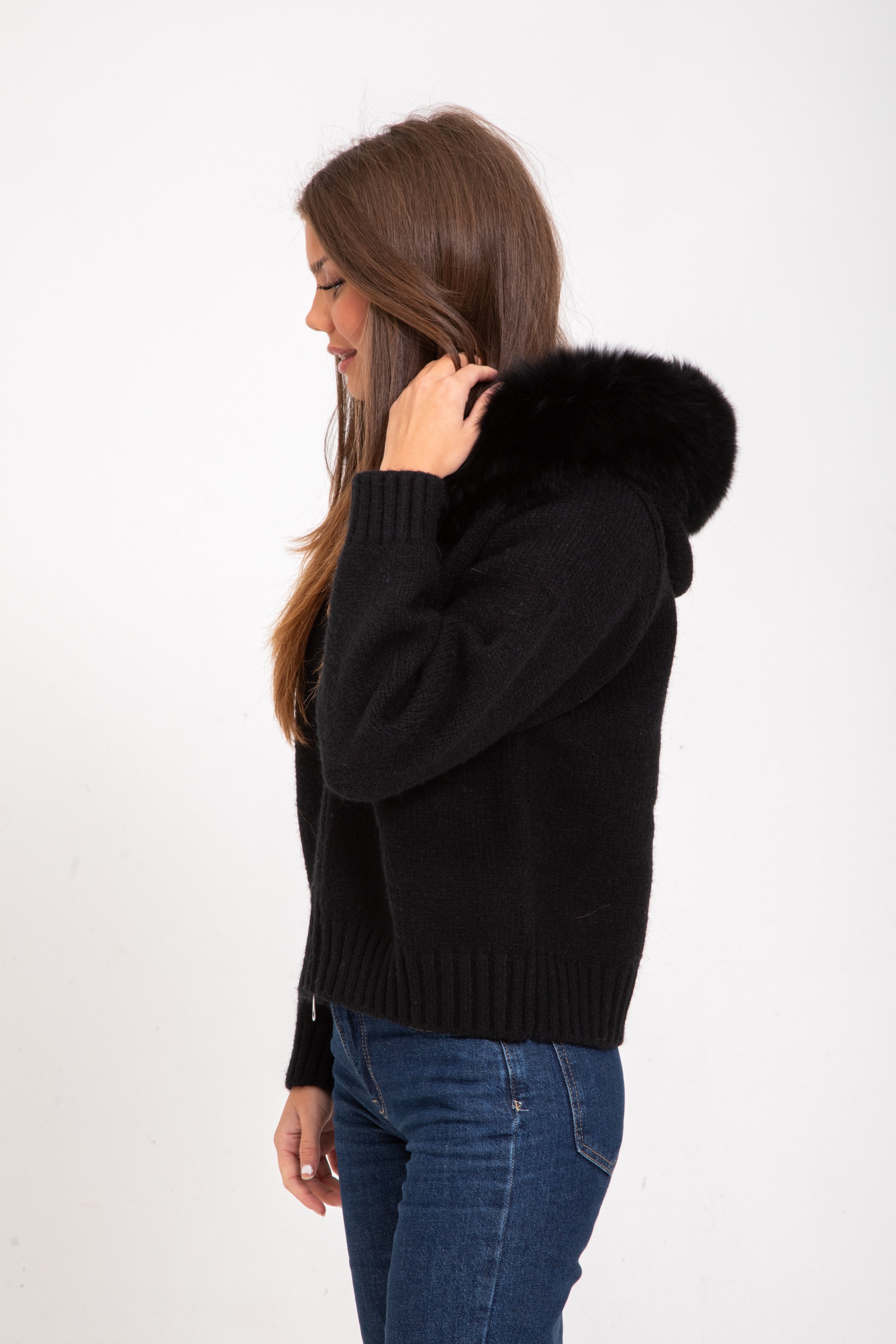 Verena Zipped Fur Jacket
