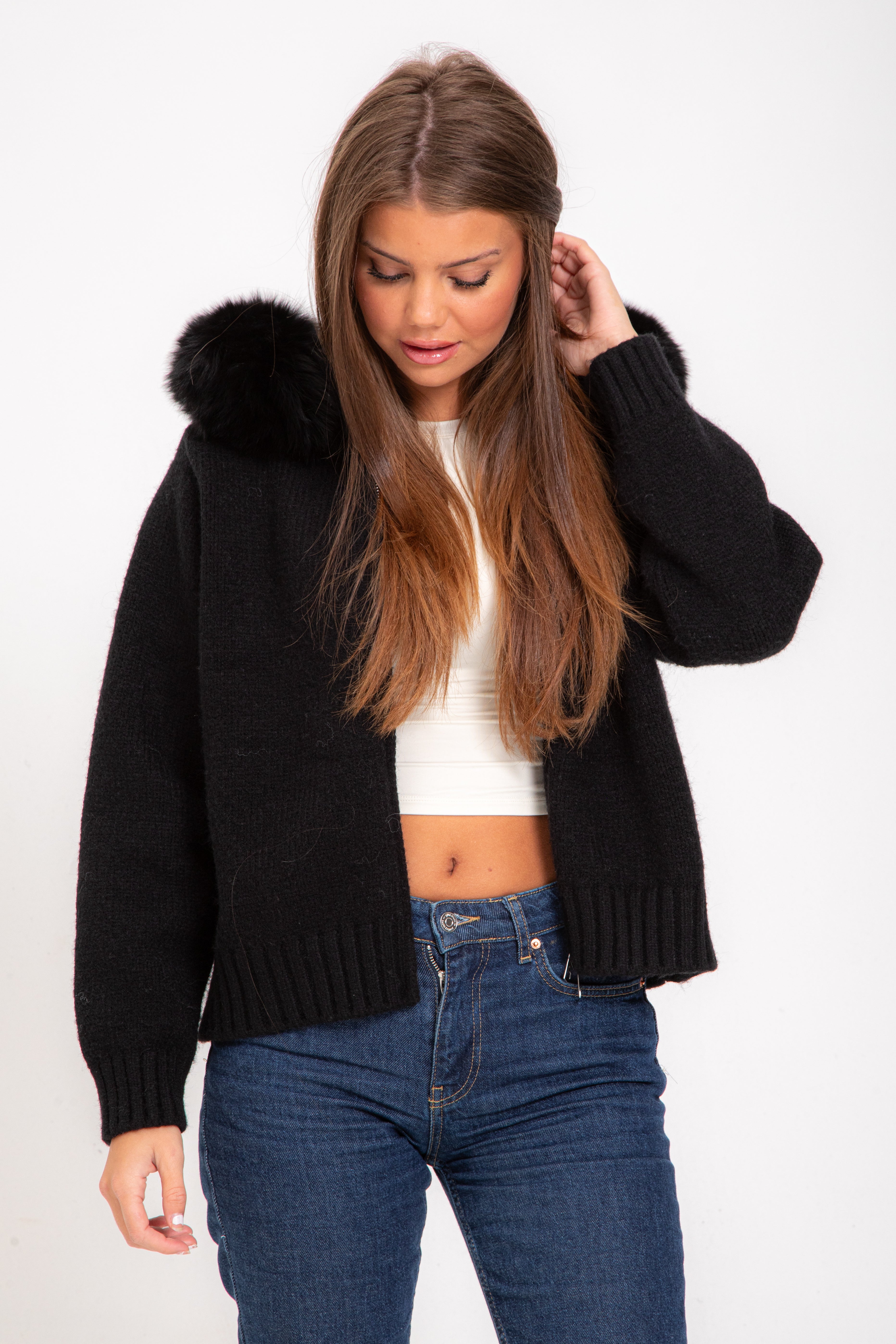 Verena Zipped Fur Jacket