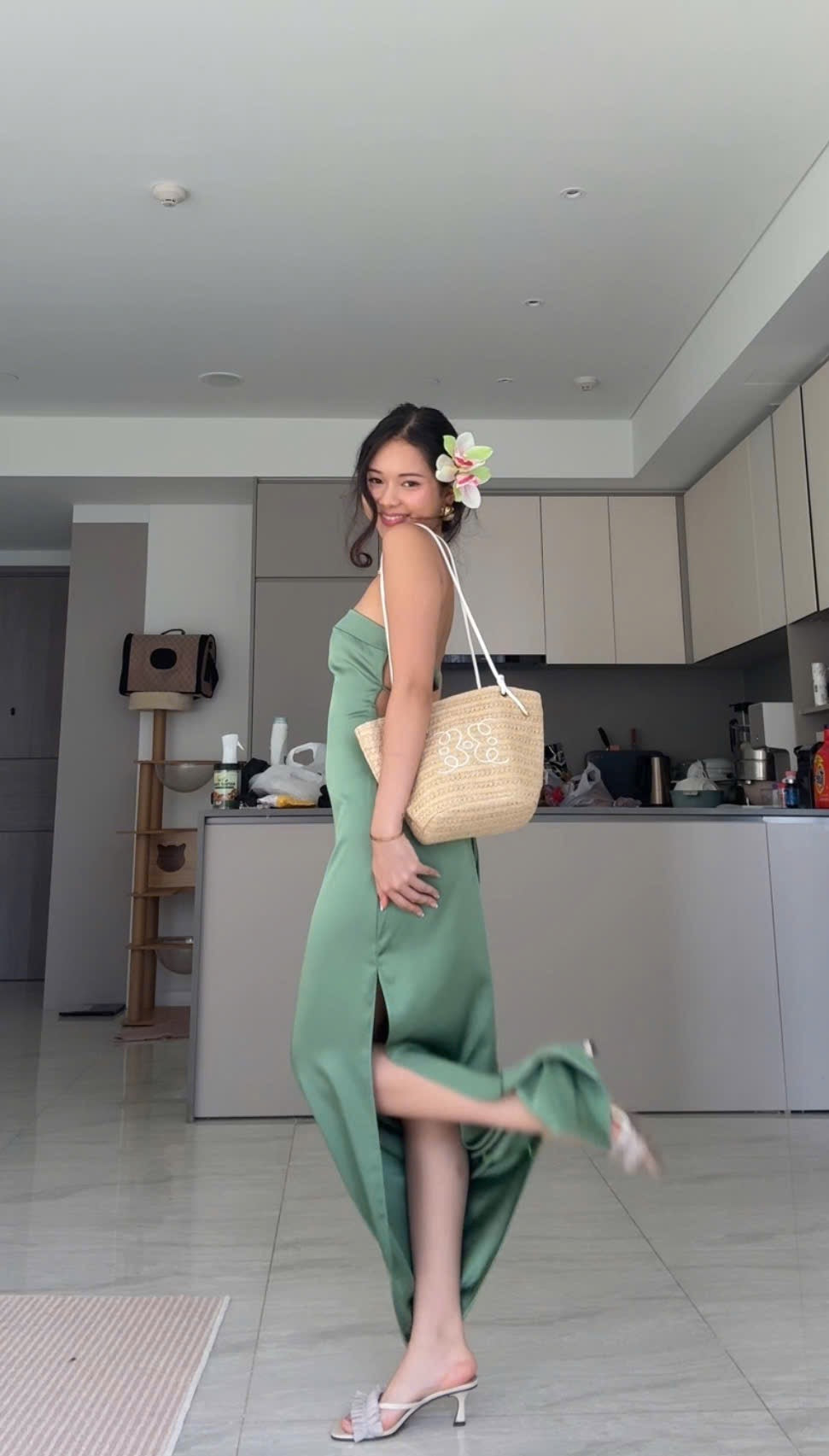 Amelia Maxi Silk Dress