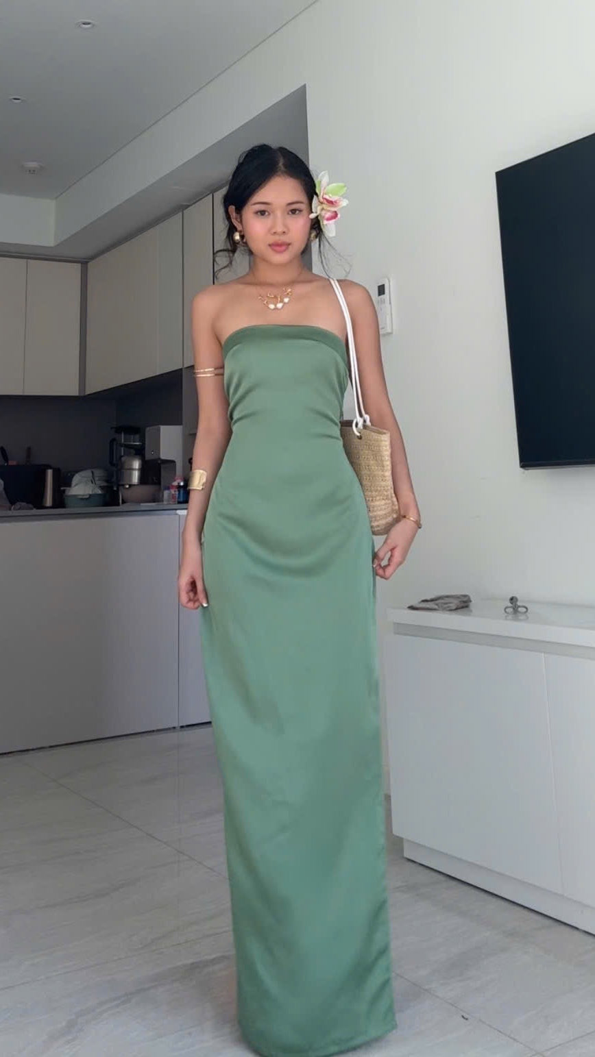 Amelia Maxi Silk Dress