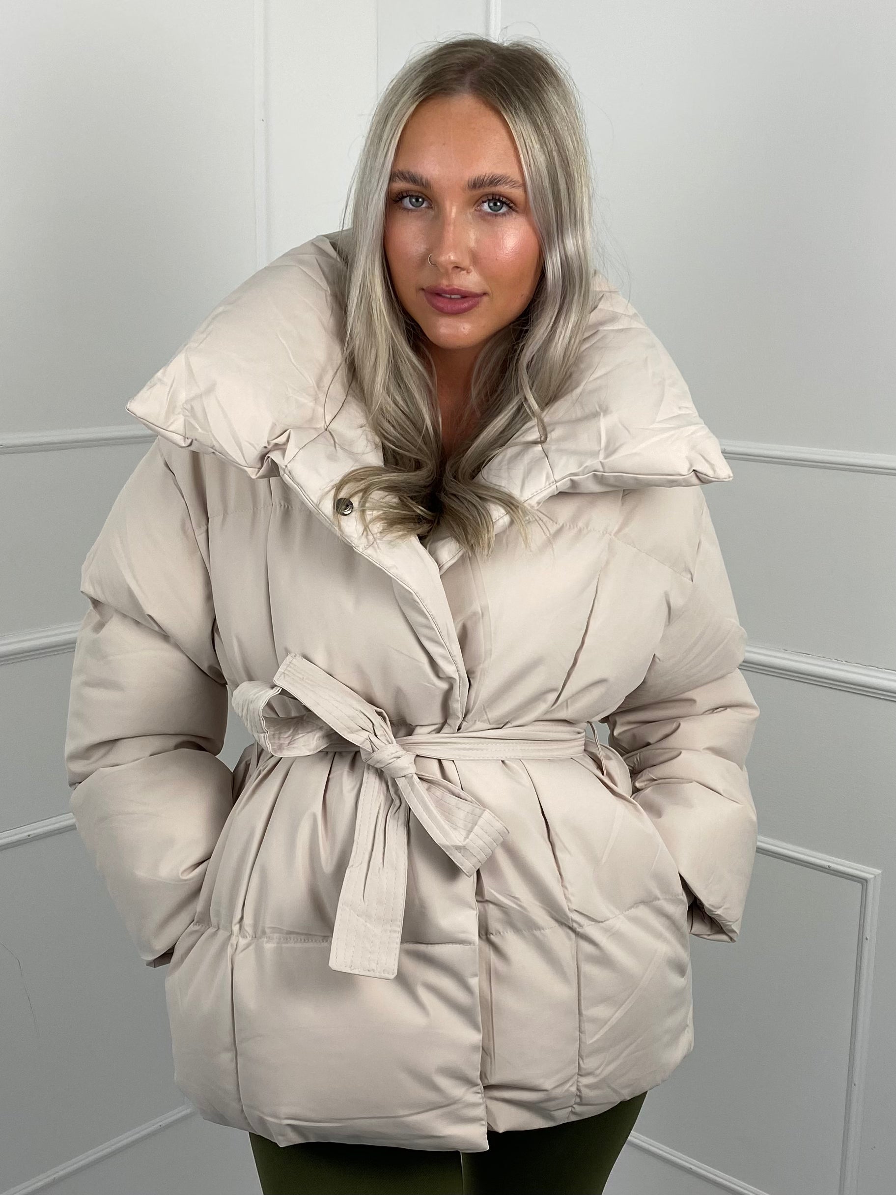 Karly Belted Puffer